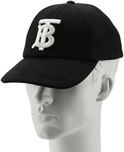 BURBERRY 黒 キャップ M バーバリー キャップ/帽子 メンズ レディース TB ロゴ ブラック